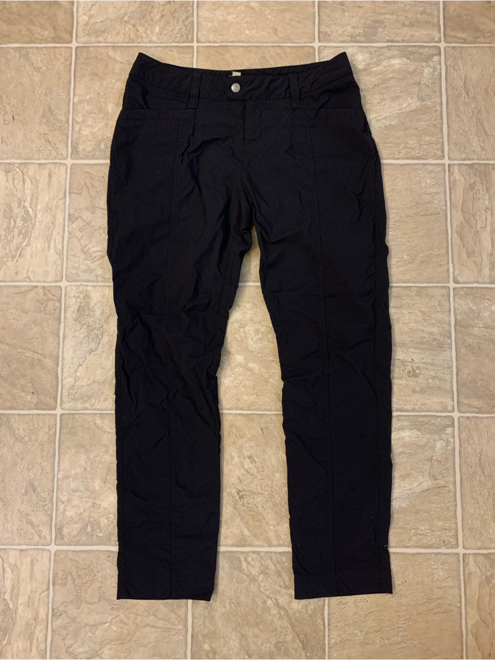 Royal Robbins — discovery stretch black activewear hiking pants water resistant